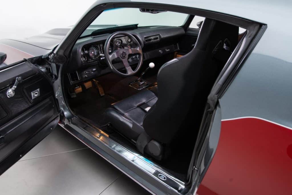 interior of the 1971 Chevrolet Camaro Restomod