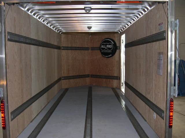 this is the picture of a tie down system on an enclosed trailer