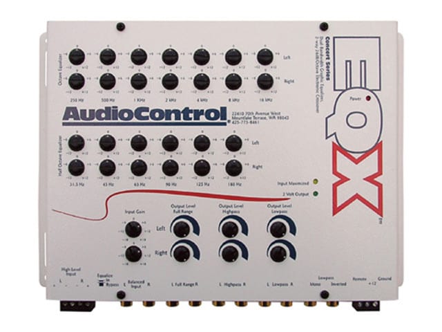 audio control crossover for a classic car restomod