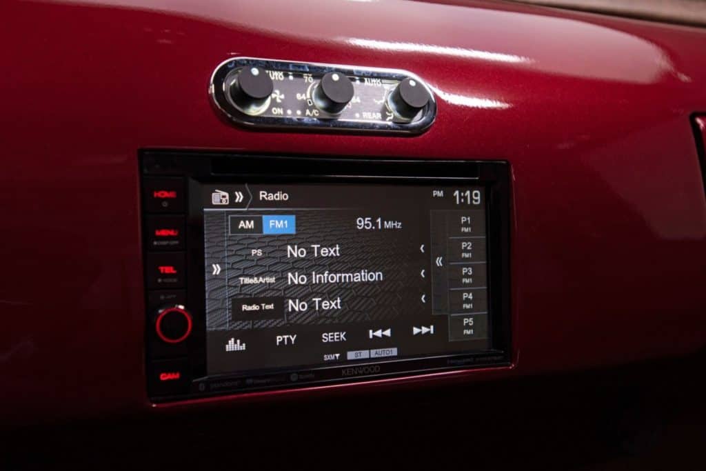 This is a picture of a head unit for a car audio upgrade