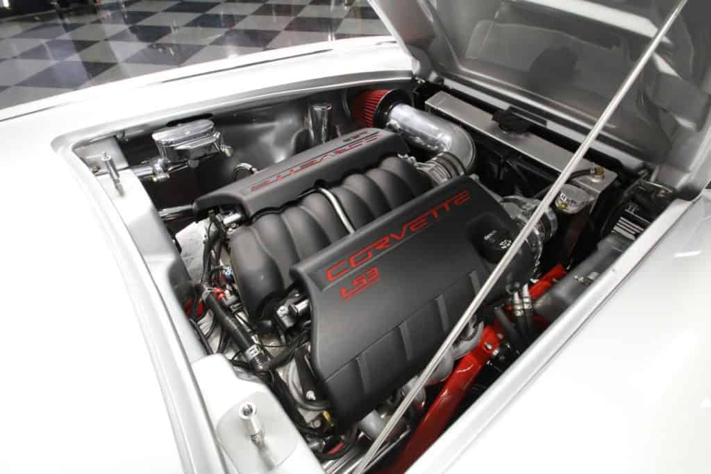 LS engine in this Award Winning 1962 Chevrolet Corvette Restomod