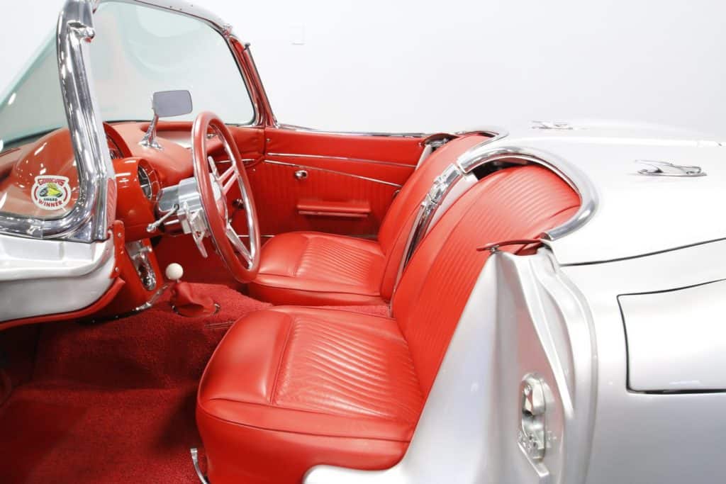 interior of this Award Winning 1962 Chevrolet Corvette Restomod