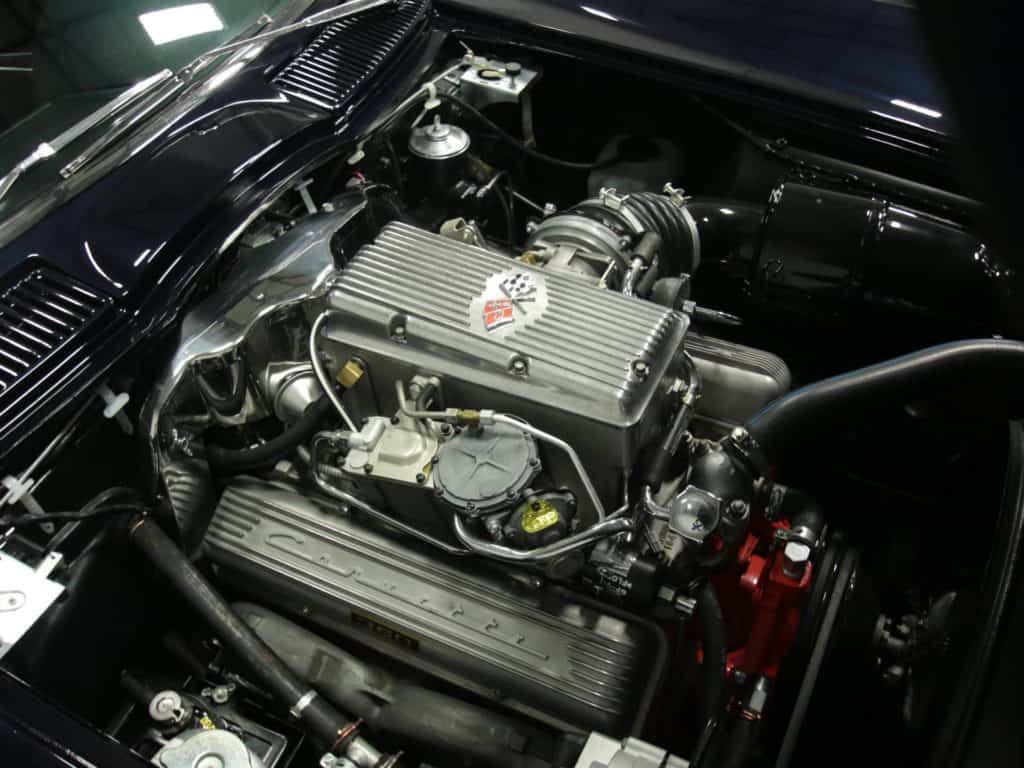 numbers matching engine in the 1963 Chevrolet Corvette Fuelie Restomod