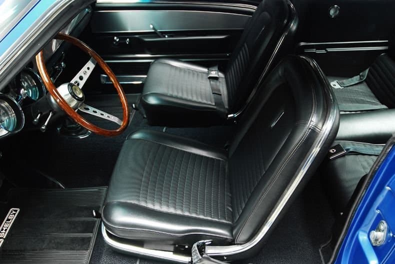 interior of the mustang