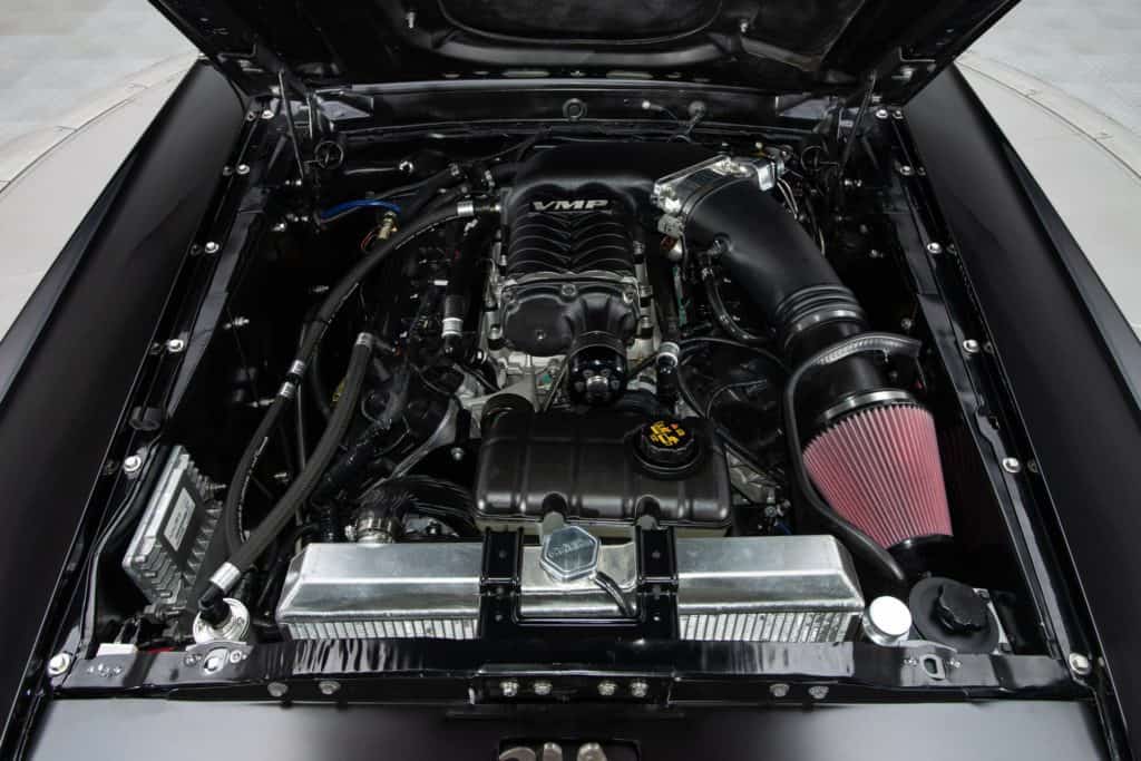 coyote engine swap in the 713hp Supercharged 1970 Ford Mustang Fastback Restomod
