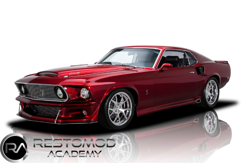 picture of a Ford Mustang Restomod