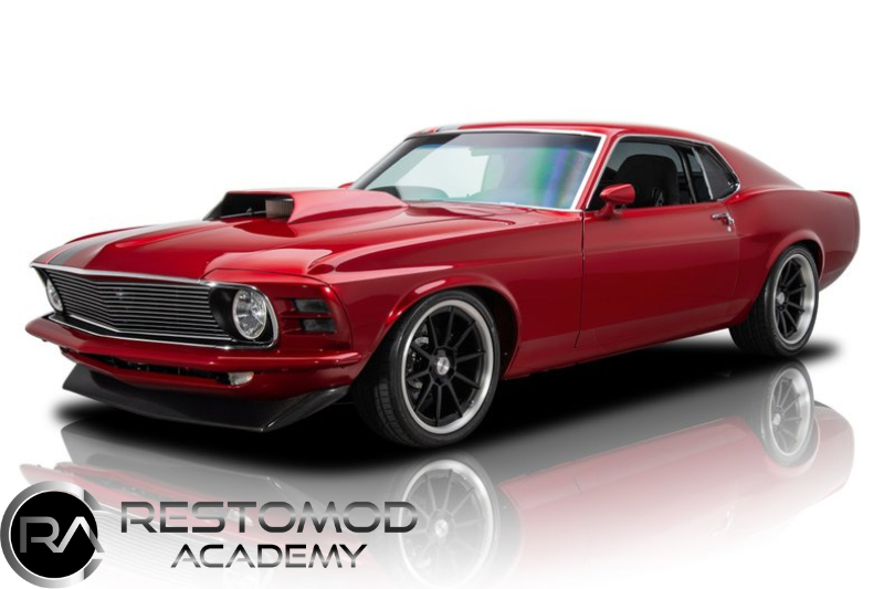 Picture of a Ford Mustang Restomod